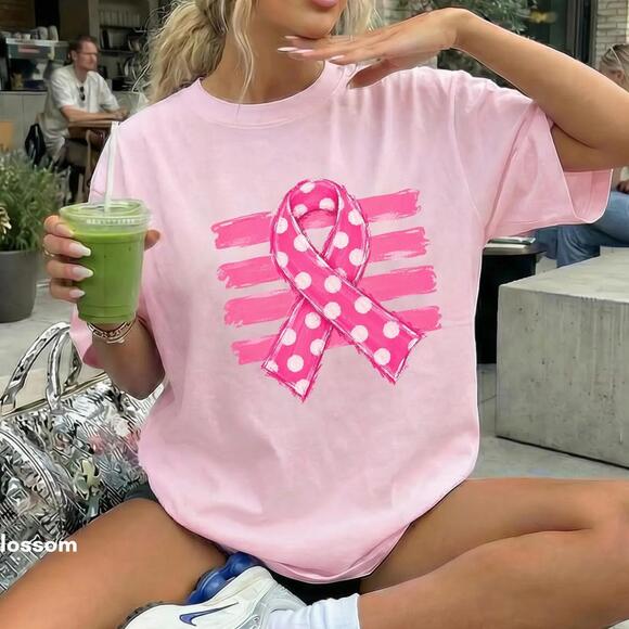 Other - S Ribbon Tee, In October We Wear Shirt, Cancer Support Squad Gift,